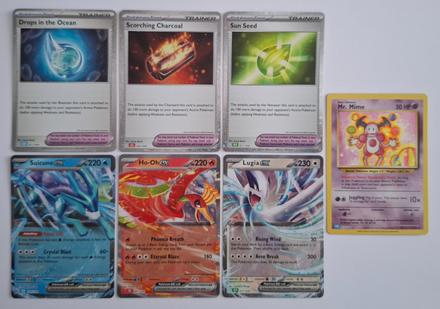 Pokémon karty clb, clc, clv, 