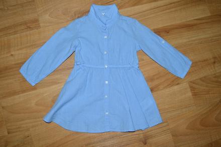 Košieľkové šaty, h&m,86