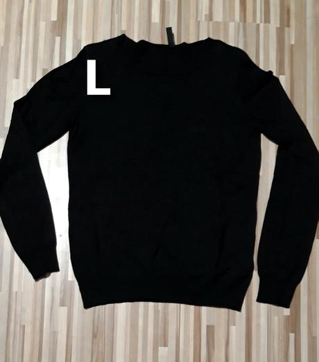 Čierny pulover l, l