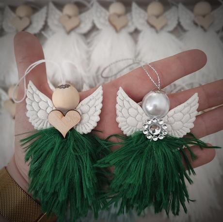 Ozdoby na stromček handmade, 