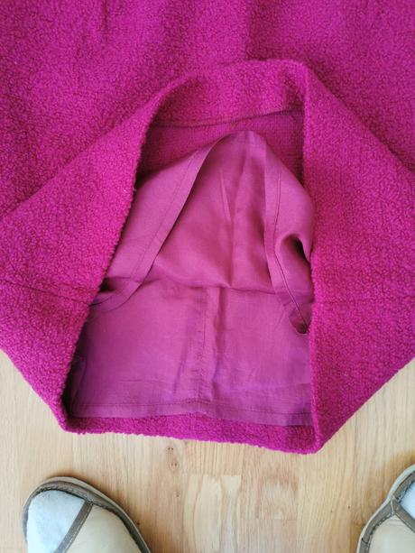 Ružová tvidova suknička, 42