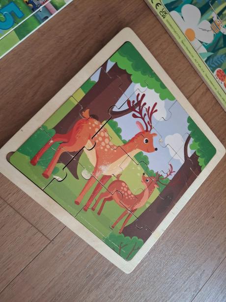 Puzzle s vkladačkou, rôzne puzzle,