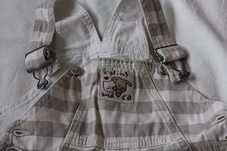 Plátené nohavice na traky, 80