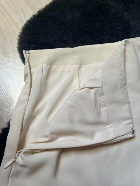 Bežove šortky skort kraťasy s vysokym pasom shein, m