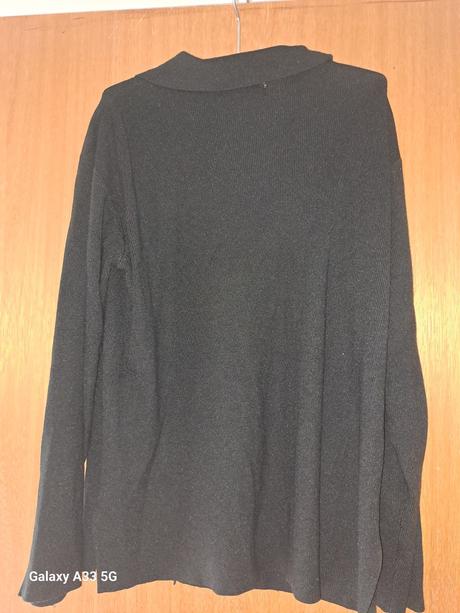 Tenký čierny svetrík č.l/xl, xl