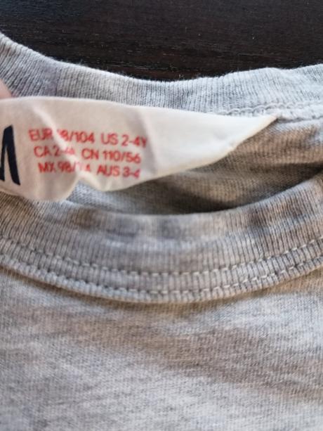 Vesmírne triko, h&m,98
