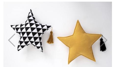 Sada hviezdičkových vankúšov, šírka (cm): 30,dĺžka (cm): 30