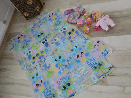 Závesy do detskej izby sova, 