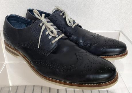 Kvalitné kožené poltopánky, 45