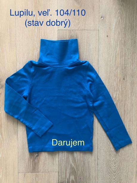 Darujem tričko, rolák, ponozky, lupilu,104