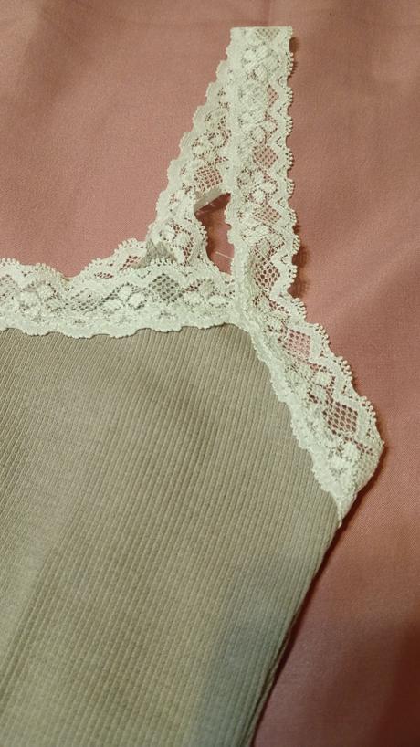 Tielko top z bavlny xs/s, h&m,xs