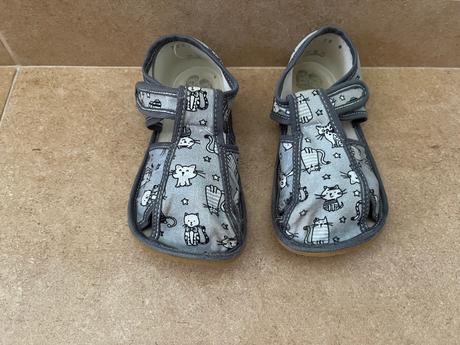 Papuče, baby bare shoes,28