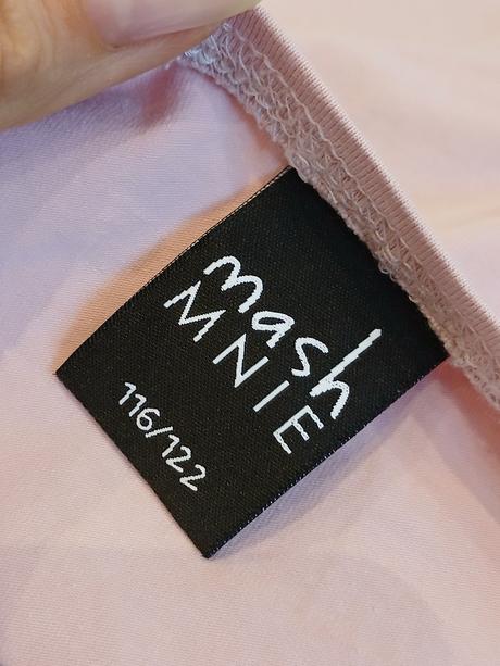 Dievčenské tričko so vzorom mash mnie (116-122), 116