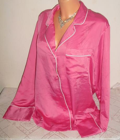 Hodvabne satenovy romanticky zupancek, xl