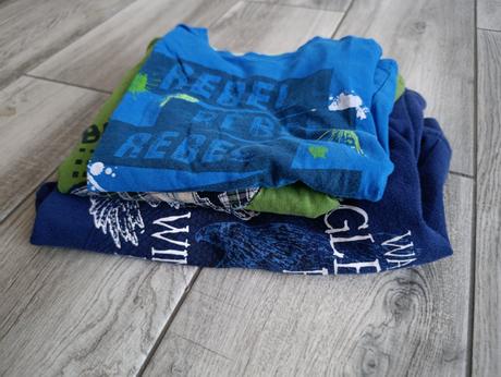 Mikina 122 + 2x tričko dlhý rukáv, okay,122