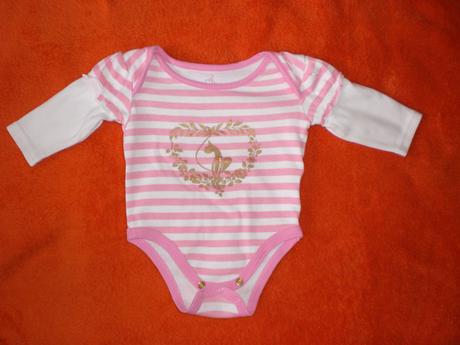 Pásikavé body s dlhým rukávom, baby,62