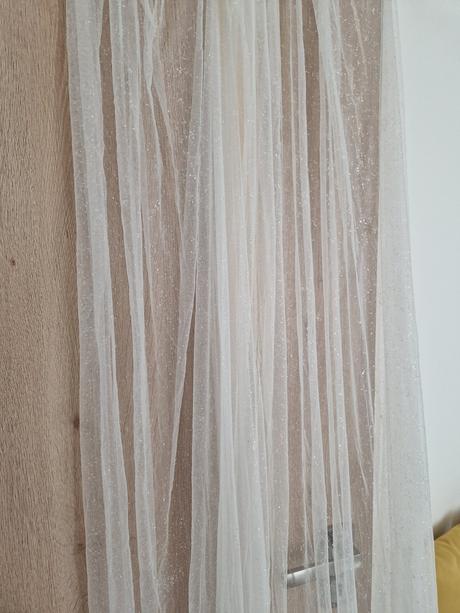 Svadobný závoj poirier 3m s trblietkami, 