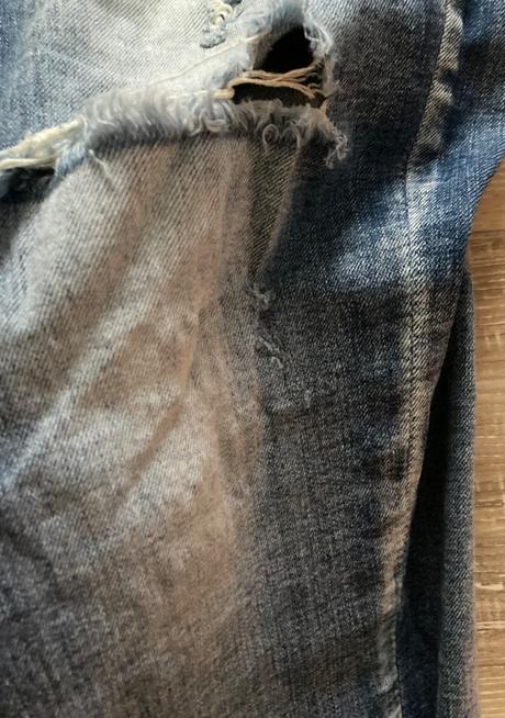 Roztrhané rifle, denim,30