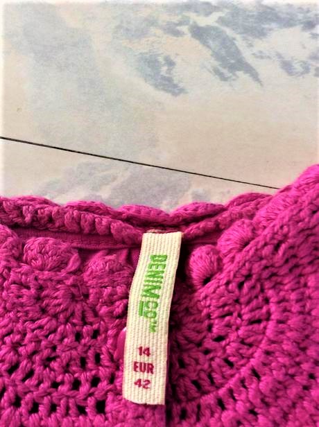 Romantické tielko, denim co,l