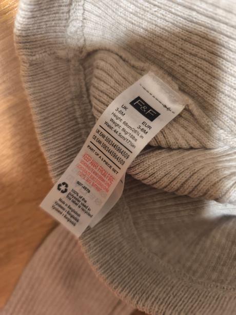 Súprava pre bábätko 3-6 m, f&f,62