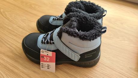 Turistické topanky na zimu, decathlon,32