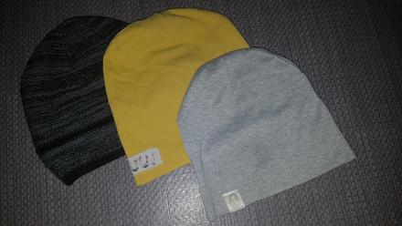 Dvojvrstvové čiapky 3 kusy, juuj,98