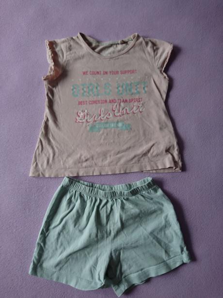 Letne kratke pyzamo, lupilu,98