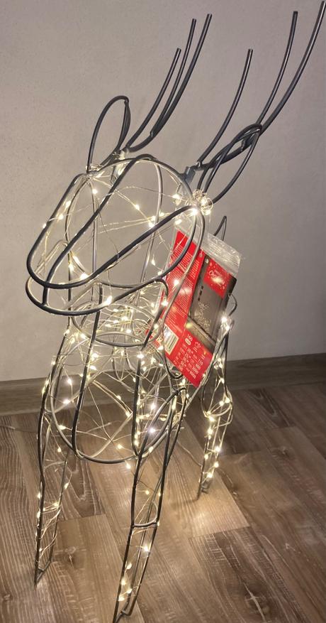 Led svietiaci vianočný sob, 