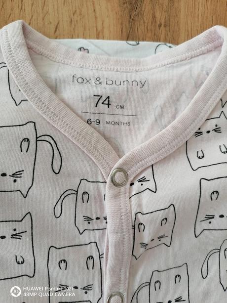 Pyžamko, overal na spanie, fox & bunny,68