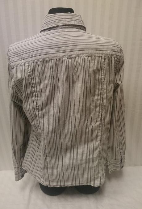 Dámska pásikavá čierno biela blúzka, bonita, xl, xl