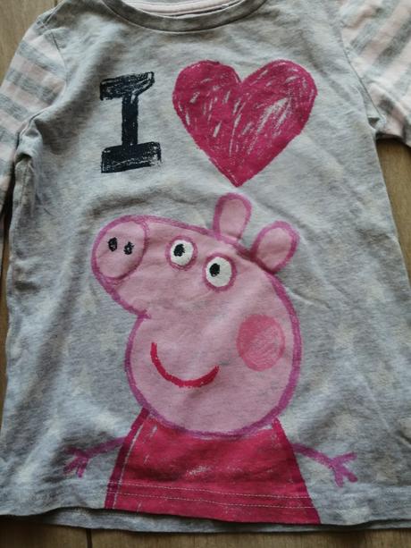 Tričko s prasiatkom peppa pig, next,98