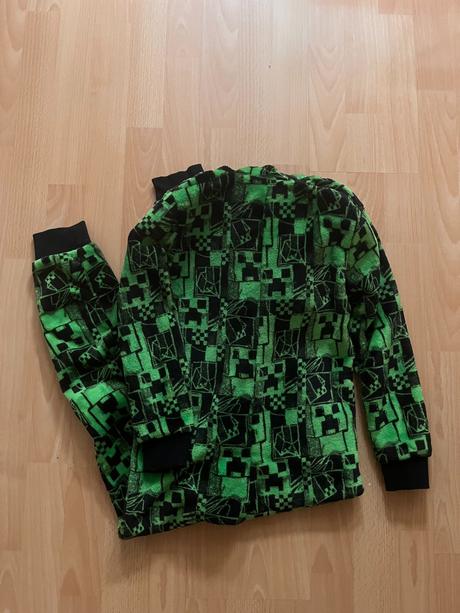 Plyšový overal minecraft 128-134, 134