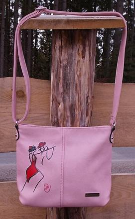 Ručne maľovaná kabelka, handmade 82,