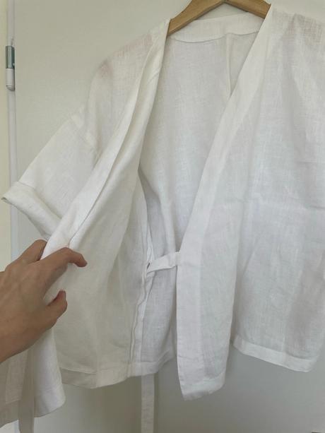 Ninja retzer ľanové kimono + nohavice, xs