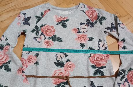 Kvietkované šaty h&m, veľ. 134/140, h&m,134