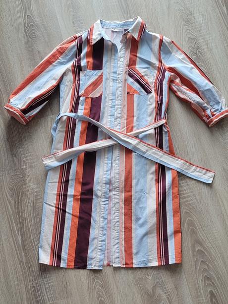 Pásikavé šaty, orsay,xs