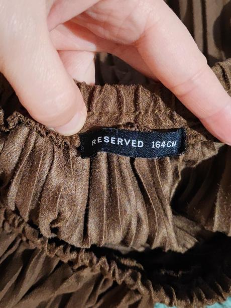 Midi hnedá sukňa reserved, reserved,164