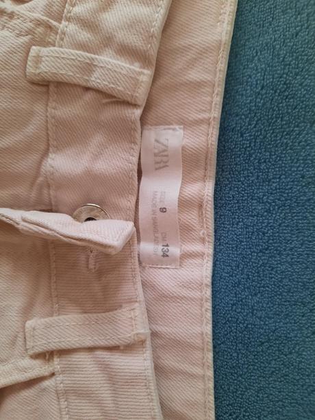 Dievčenské rifľové šortky 134, zara,134