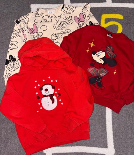 Balík oblečenia v.128/134 top stav 13ks, 122–134