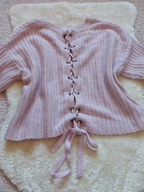 Crop-topový sveter, m