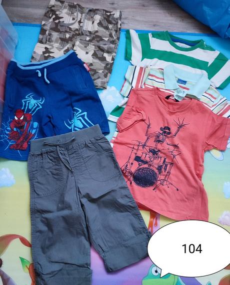 Tričká a šortky, 104–116