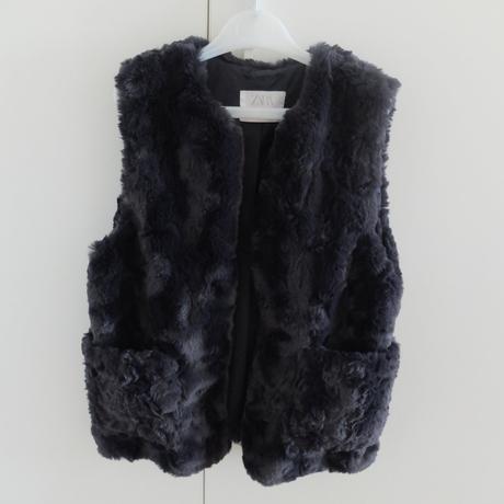 Kožušinová vesta zara 140, zara,140