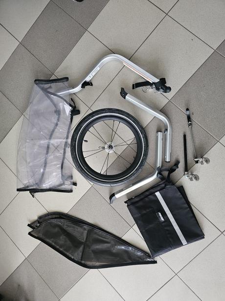 Kočík - cyklovozík thule chariot 2, pre 2 deti, 