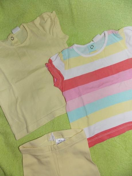 Kompletík tričko 2 kusy + legínky, h&m,68