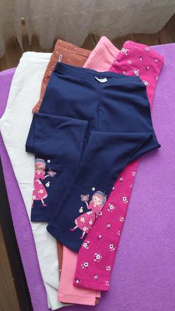 Kvalitné zateplené bavlnené legíny c&a, c&a,140