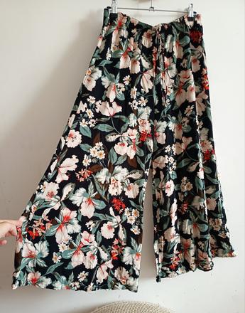 Letné široké nohavice tezenis, tezenis,l