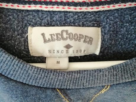 Tmavomodrá mikina, lee cooper,m