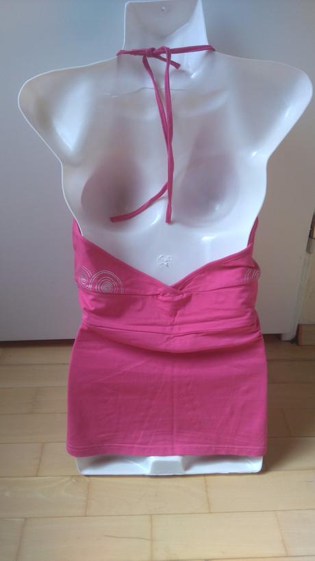 Ružový sexy top, m