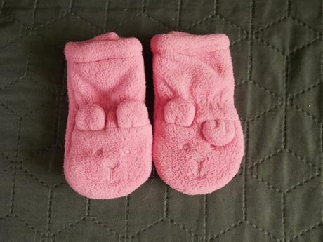 Flísove rukavičky s lepákom, gap,68