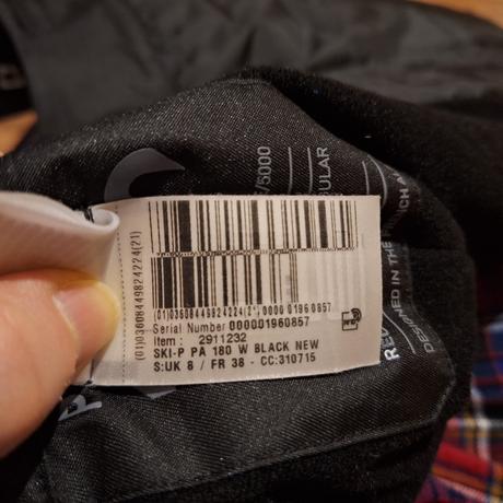 Nové dámske čierne oteplovačky, decathlon,38